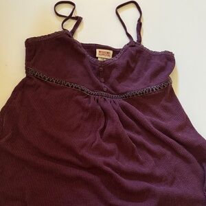 Y2K Babydoll Waffle Tank Top